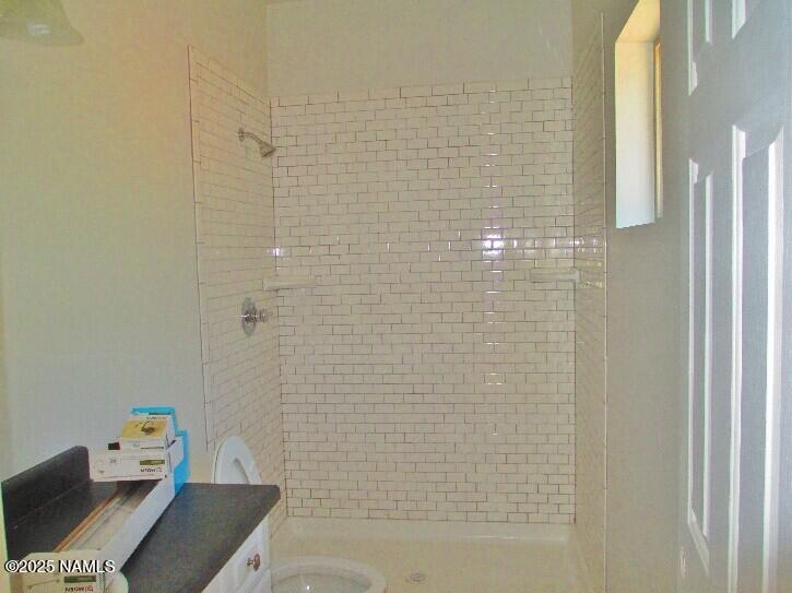 108 East Terrace Avenue, Unit 2 Flagstaff, AZ 86001 - Photo 8 of 8 a bathroom with a sink a toilet and shower