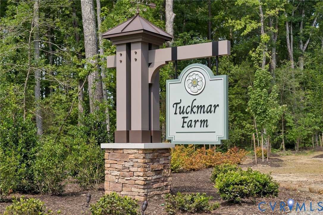 Lot 33 Tuckmar Ridge Drive Moseley, VA 23120 - Photo 17 of 21 a sign on the side of a building