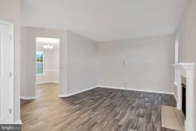 wooden floor in an empty room