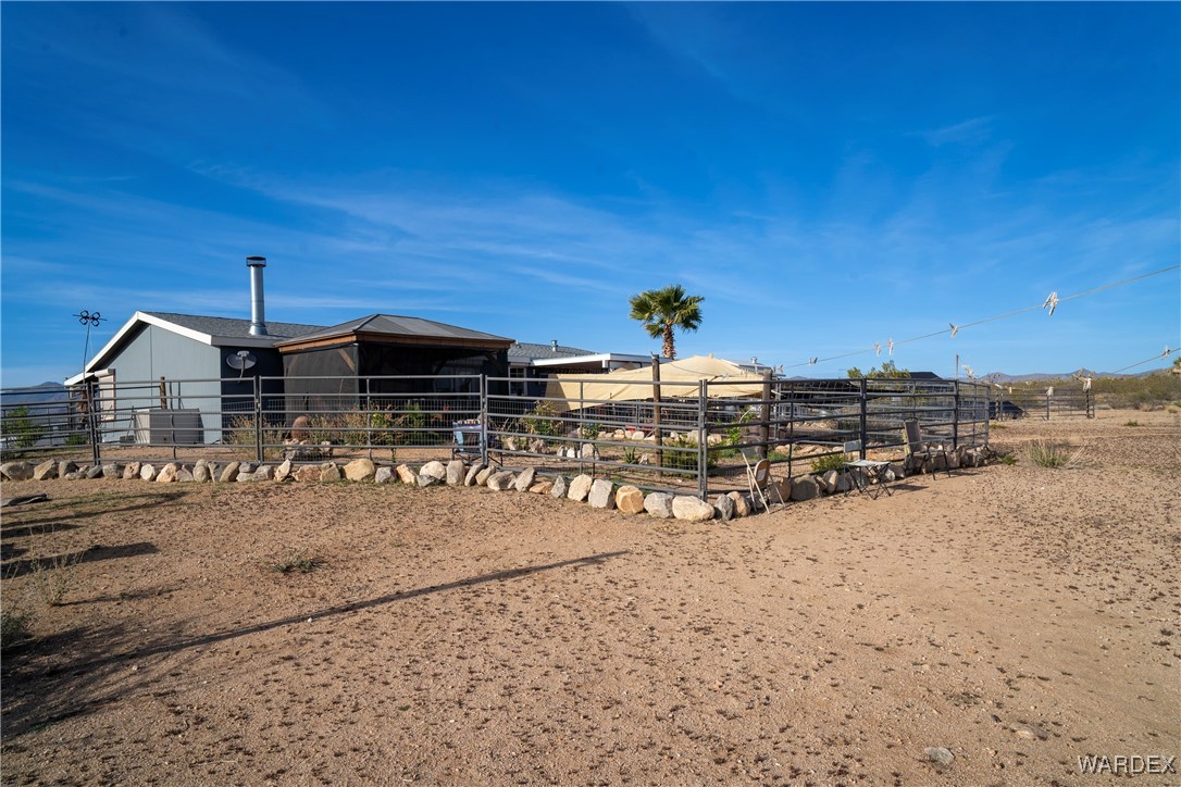 7190 East Red Barrel Road Yucca, AZ 86438 - Photo 37 of 65 Fenced Back Yard