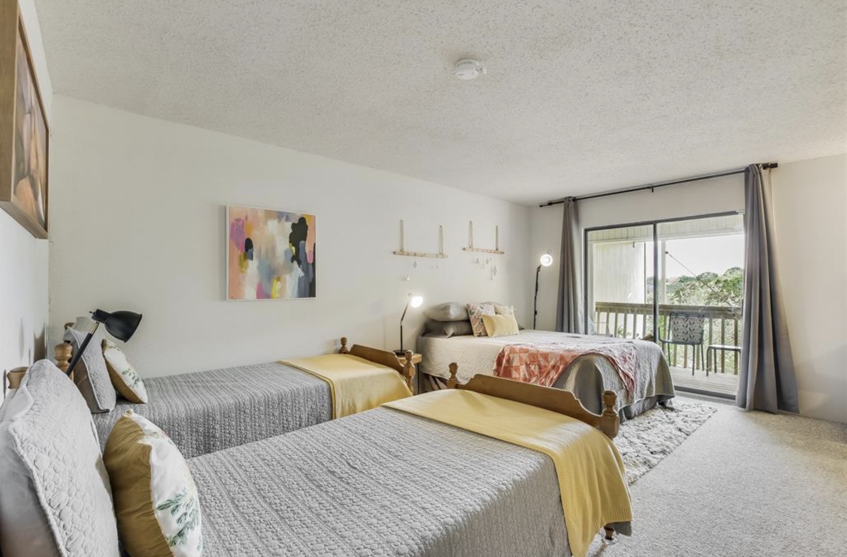 Undisclosed Address Point Venture, TX 78645 - Photo 21 of 31 a bedroom with two beds and a large window