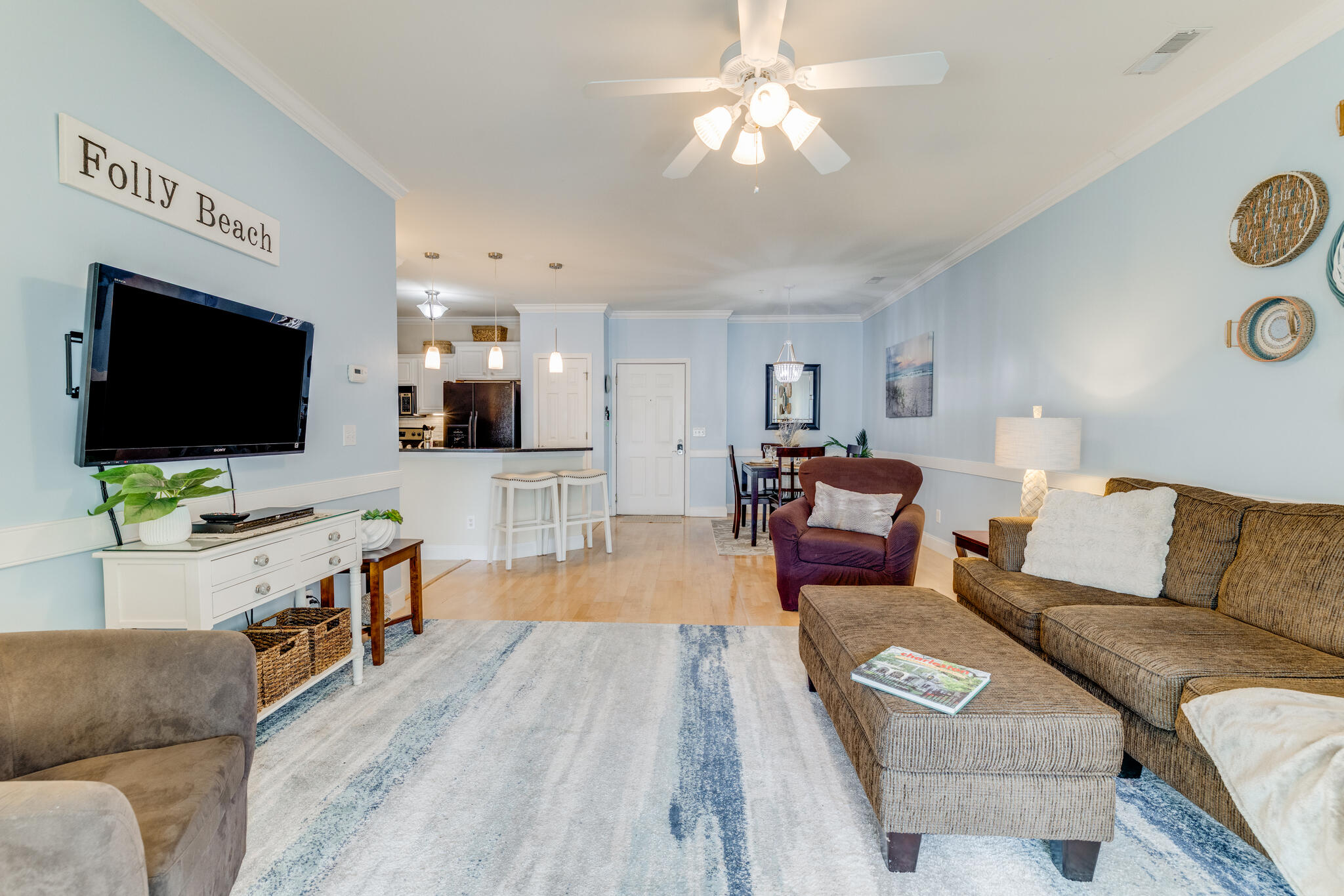 1984 Folly Road, Unit B108 Charleston, SC 29412 - Photo 20 of 51 Living Area to Dining/Kitchen