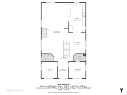 a picture of a floor plan