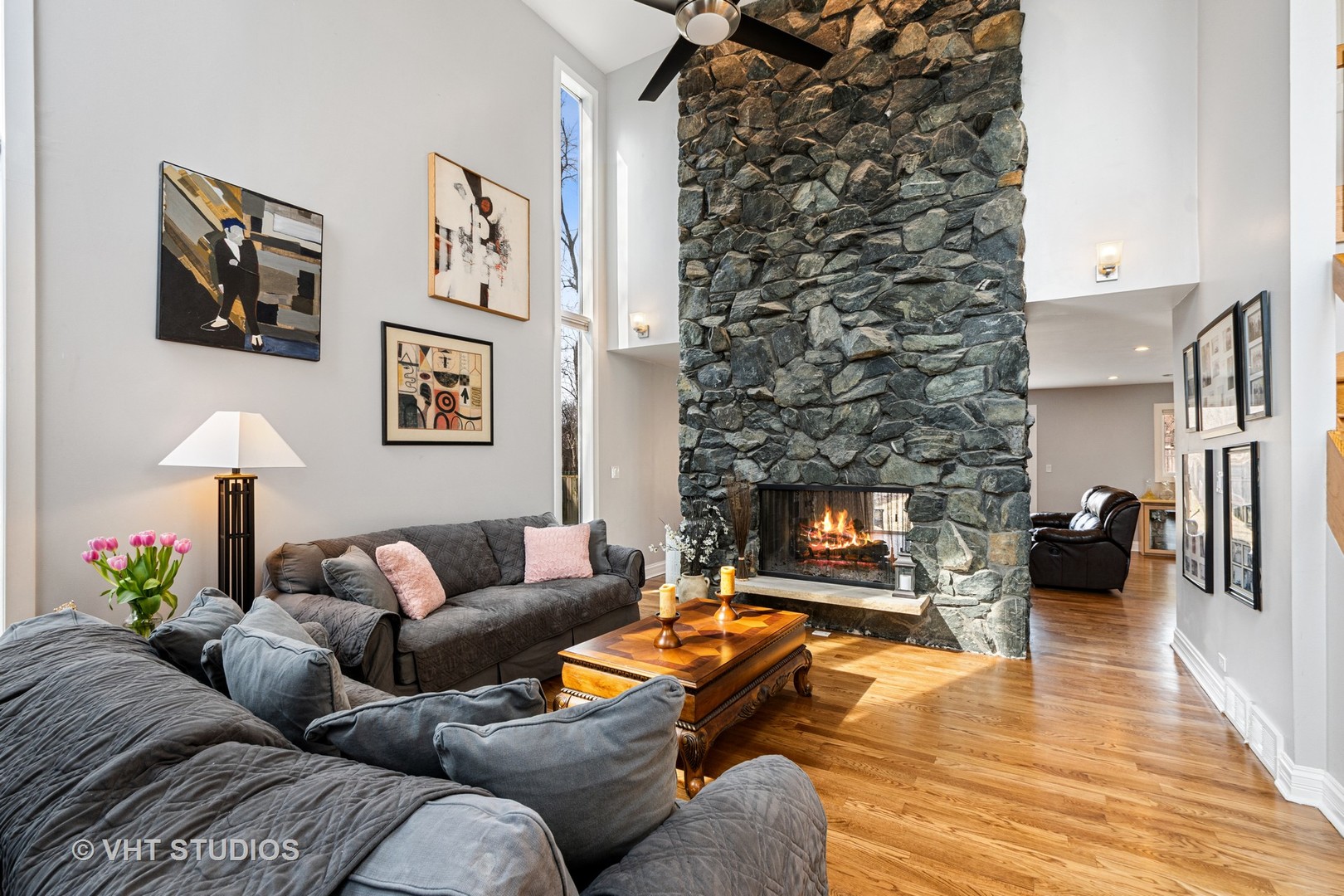 2079 Old Briar Road Highland Park, IL 60035 - Photo 10 of 20 a living room with furniture and a fireplace