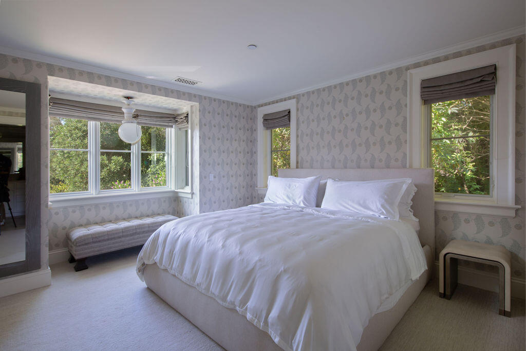 857 Picacho Lane Santa Barbara, CA 93108 - Photo 45 of 46 a bedroom with a bed and a window