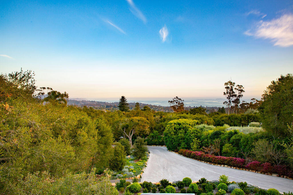 857 Picacho Lane Santa Barbara, CA 93108 - Photo 5 of 46 an aerial view of a house with a yard