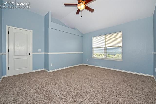 15190 Ridgefield Lane Colorado Springs, CO 80921 - Photo 20 of 31 3rd vaulted upstairs bedroom w/walk-in closet and VIEWS!