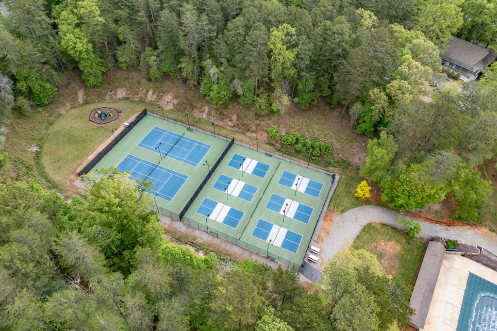 Lot 17 Lower Gap Road Sautee Nacoochee, GA 30571 - Photo 38 of 39 an aerial view of a house with a yard