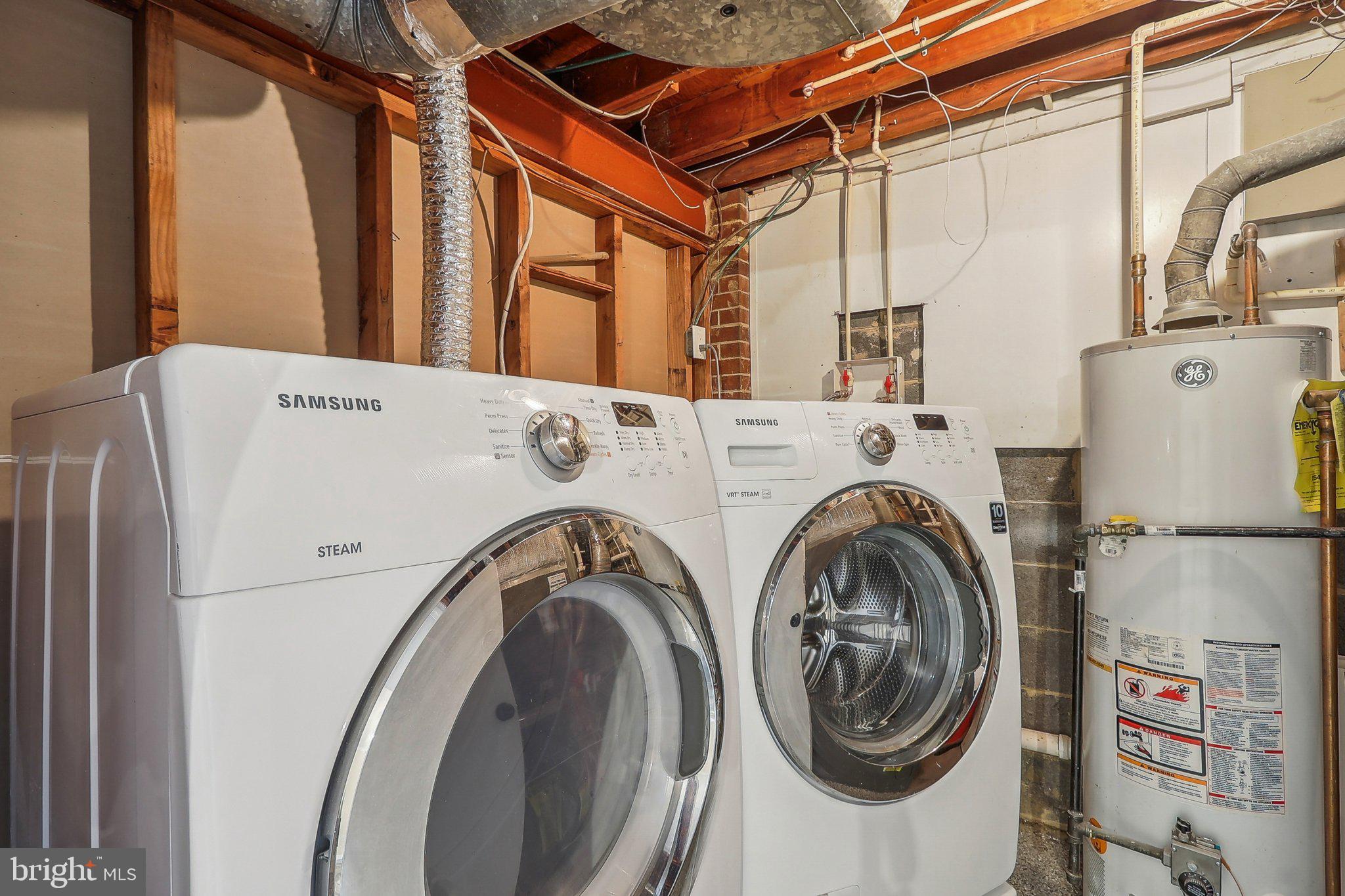 1360 W Street Northeast Washington, DC 20018 - Photo 40 of 48 a utility room with dryer and washer