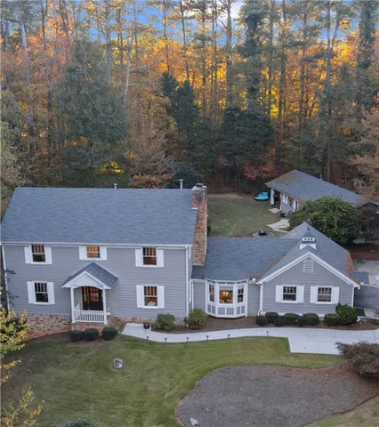 front view of house with a yard