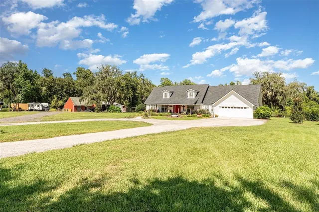 a view of building with outdoor space and street view