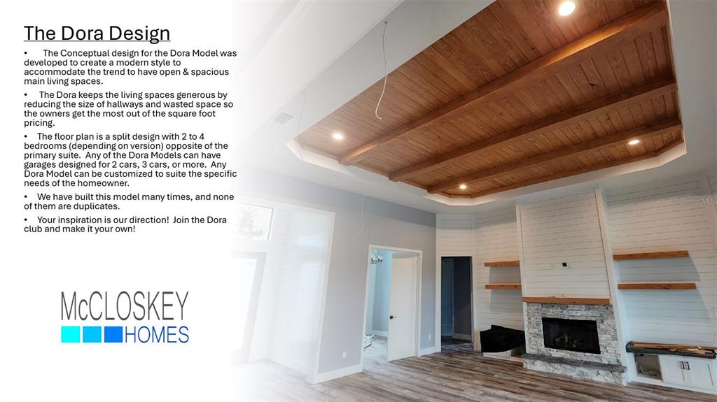 3412 Lake Diane Road Tavares, FL 32778 - Photo 6 of 16 a view of a living room with a fireplace