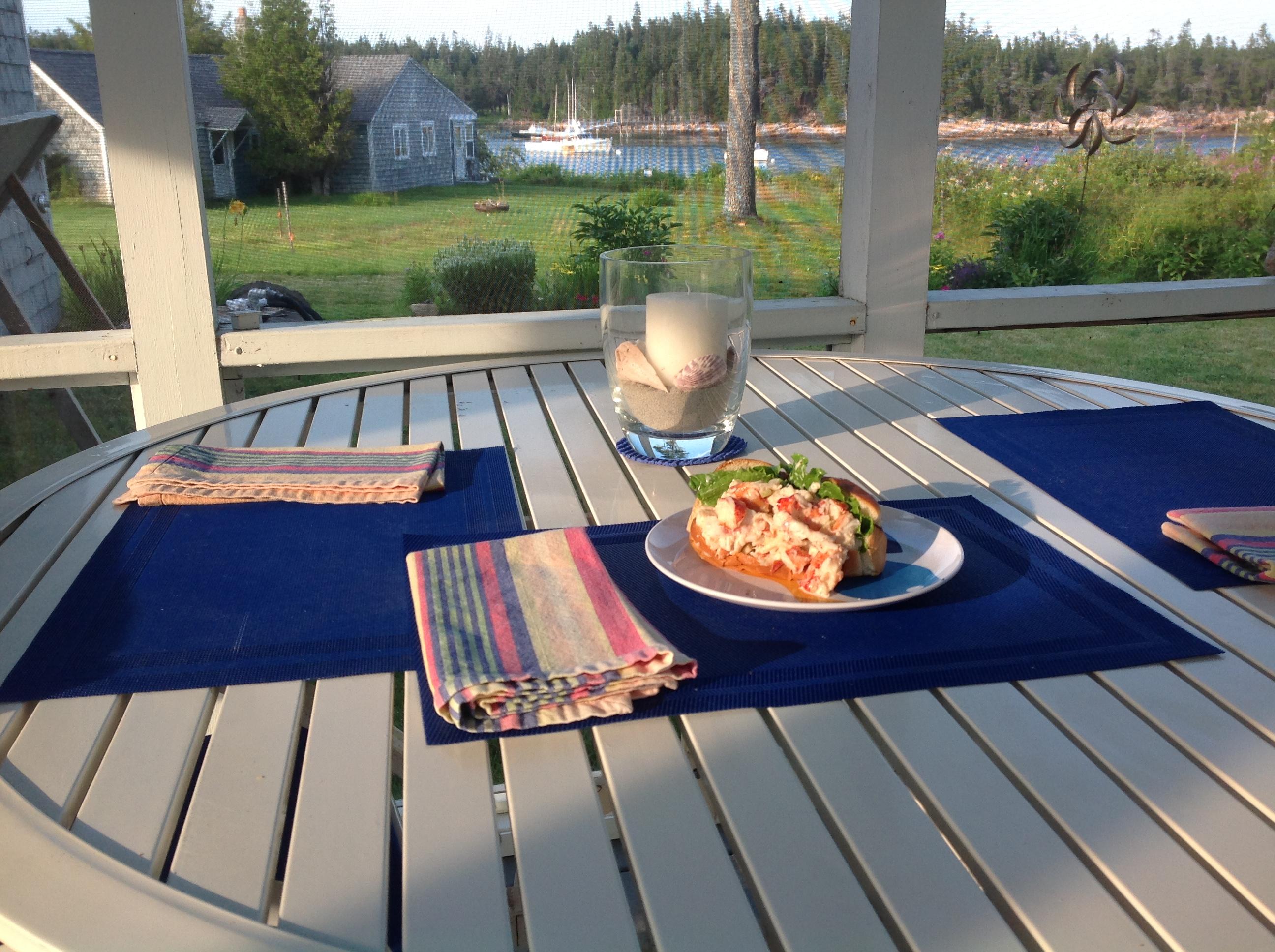 2 Little Pound Road Birch Harbor, ME 04613 - Photo 16 of 38 Dining on the Screened Porch