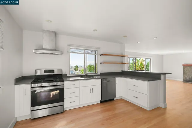 a big room with wooden floor