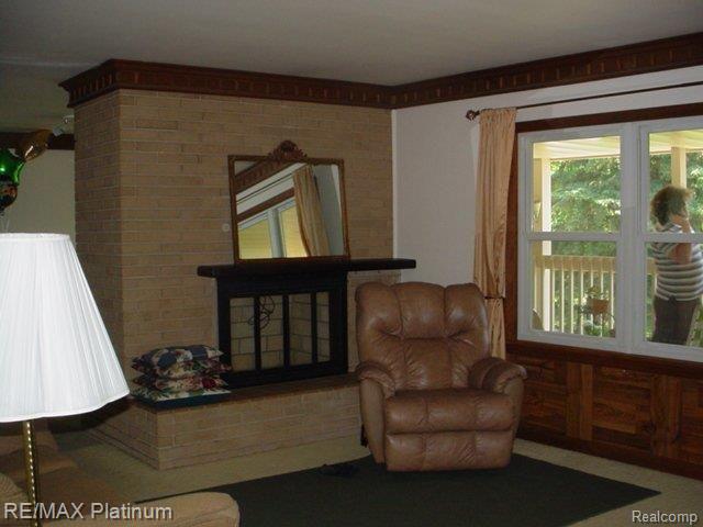 1915 Echo Hills Road Howell, MI 48855 - Photo 11 of 15 Living Rm/Fireplace