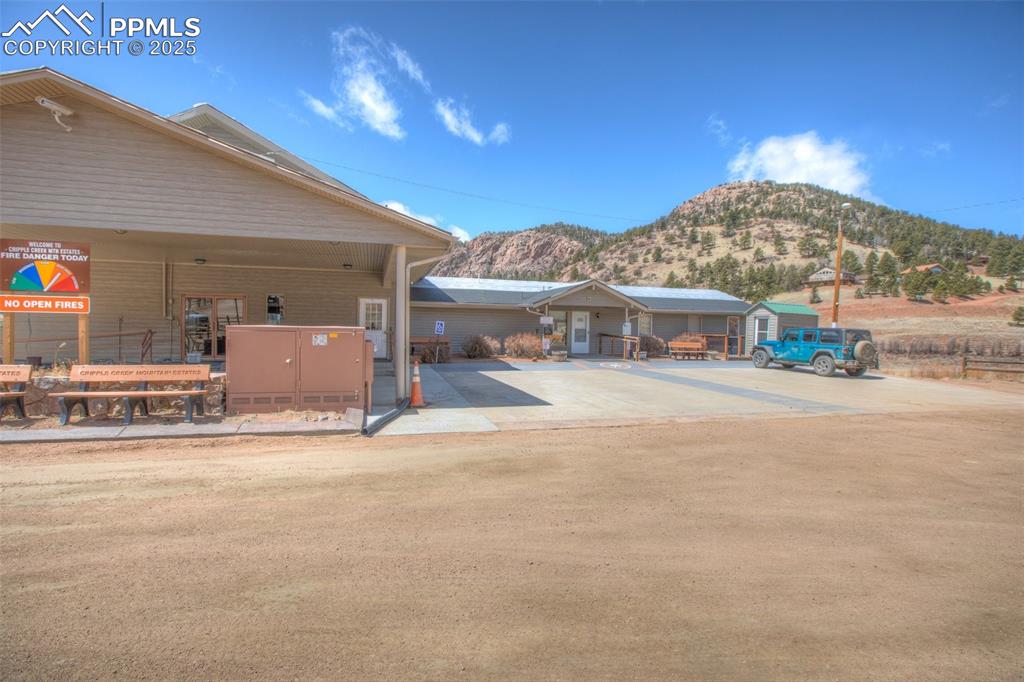 1289 Yorktown Road Cripple Creek, CO 80813 - Photo 24 of 35 a view of house with outdoor space and parking