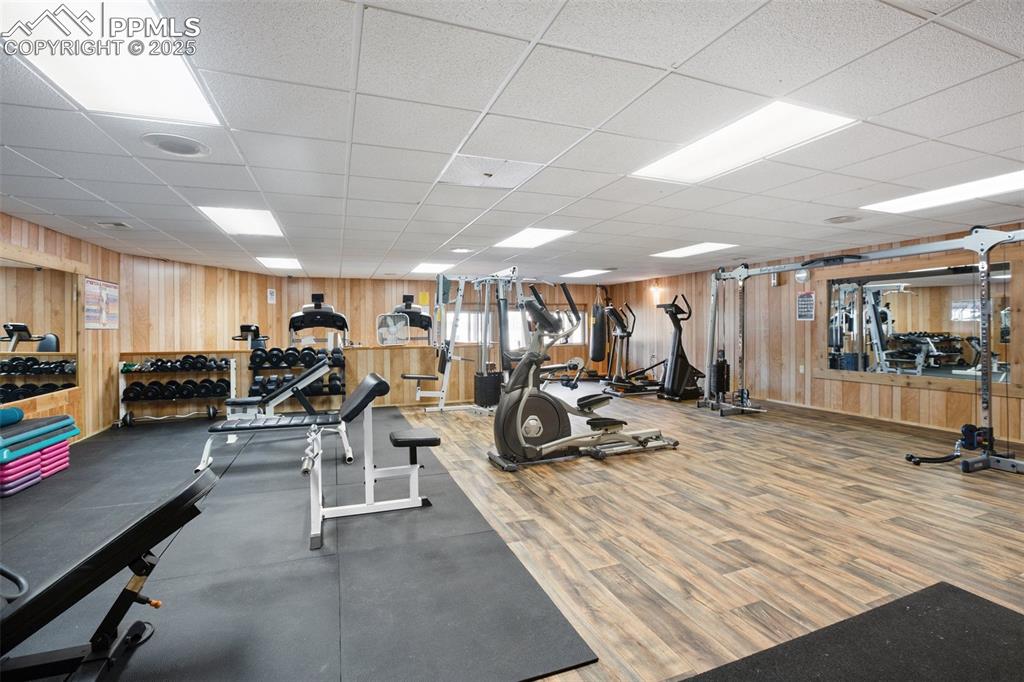 1289 Yorktown Road Cripple Creek, CO 80813 - Photo 29 of 35 a view of a room with gym equipment
