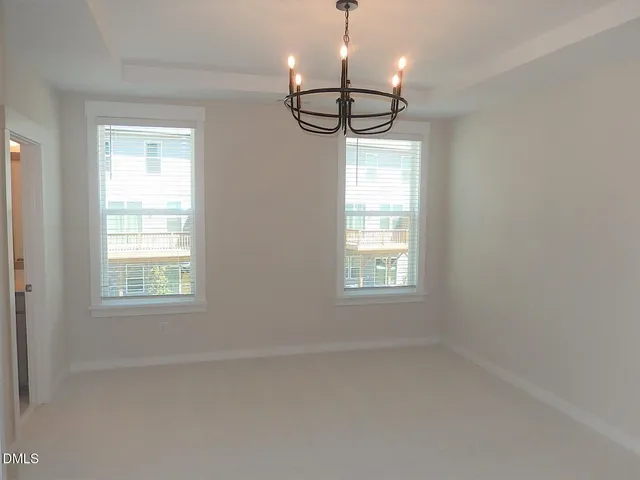 en empty room with a window