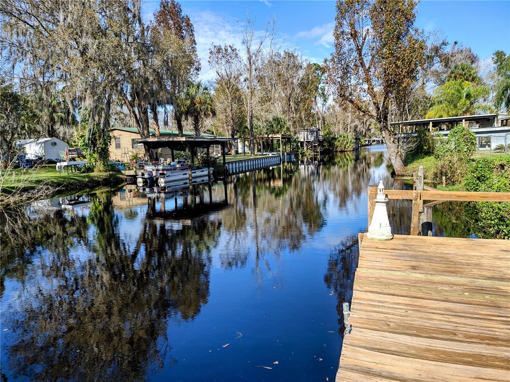 56217 Water Oak Road Astor, FL 32102 - Photo 1 of 1 View of the canal from the codk