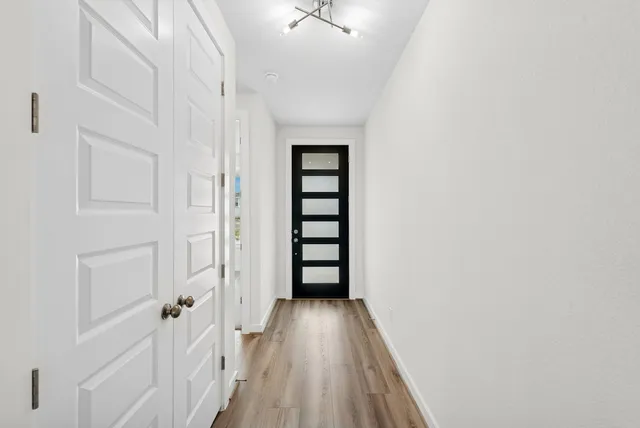 wooden floor in an empty room