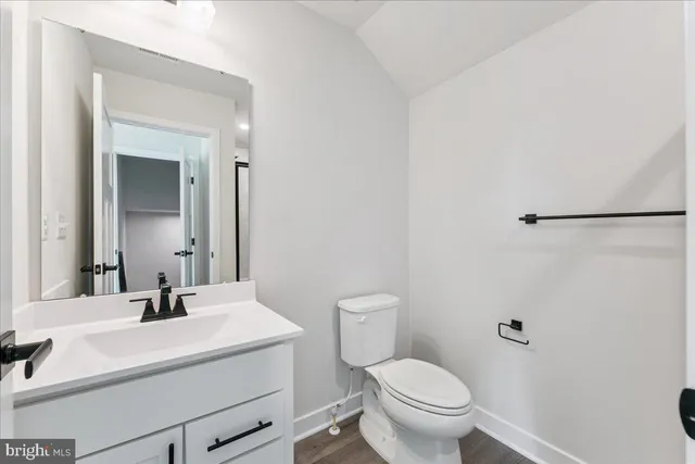 a front view of a building with street