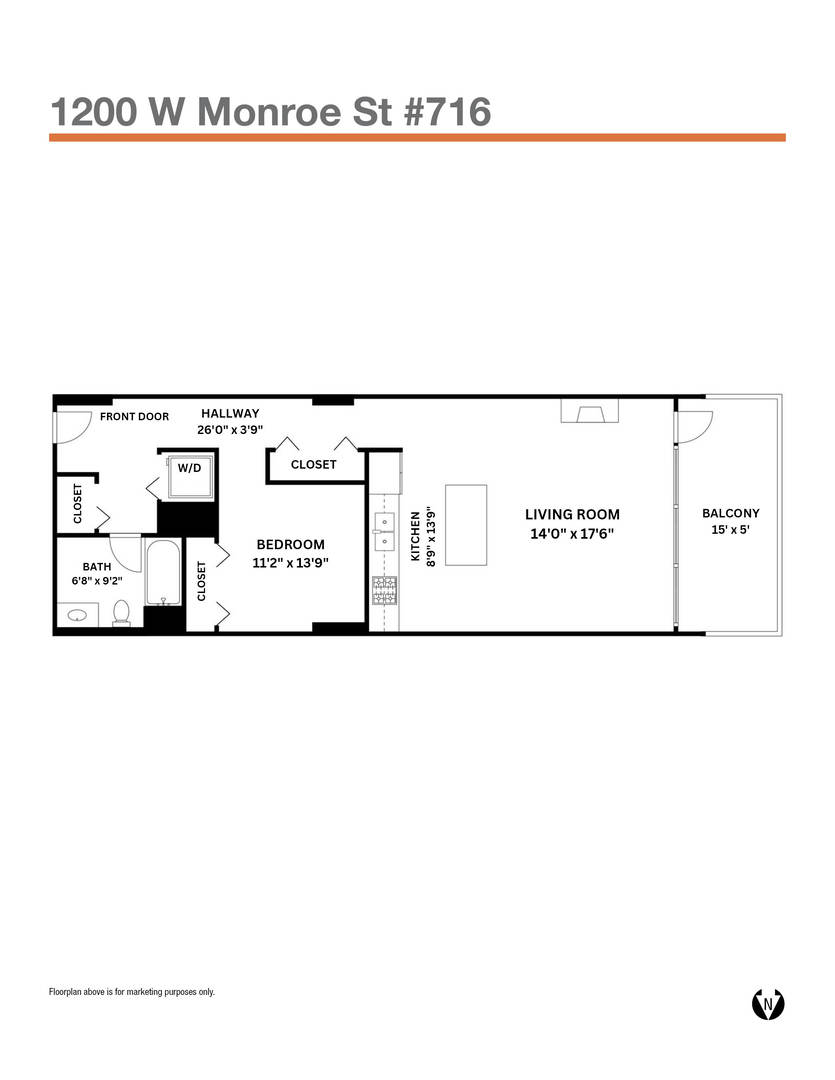 1200 West Monroe Street, Unit 716 Chicago, IL 60607 - Photo 19 of 19