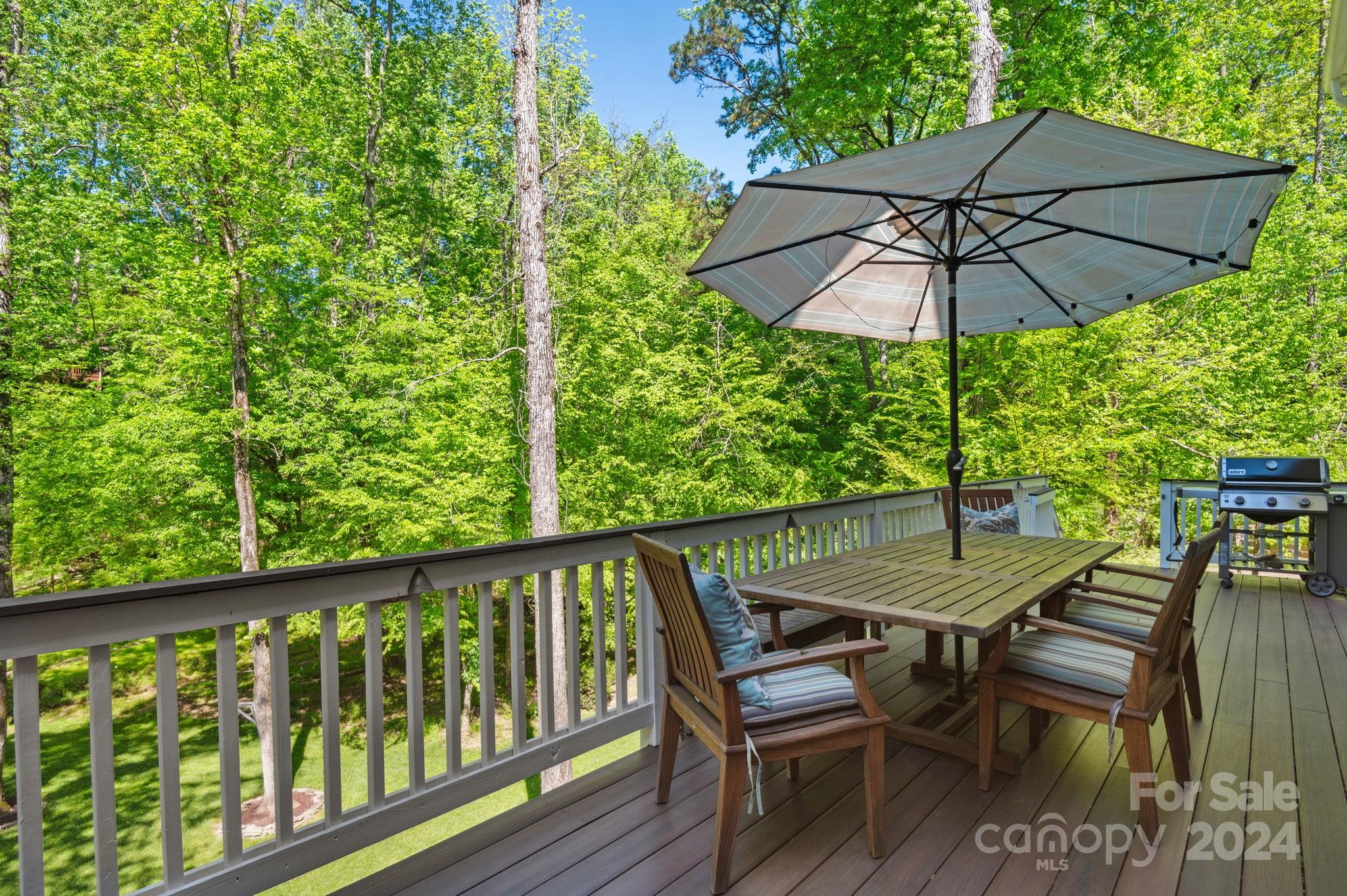 1418 Reverdy Oaks Drive Matthews, NC 28105 - Photo 39 of 45 a view of balcony with furniture and wooden deck