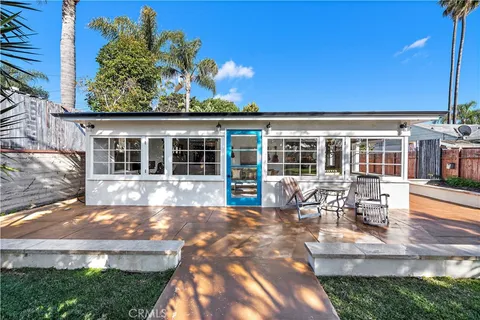 a view of a house with a patio