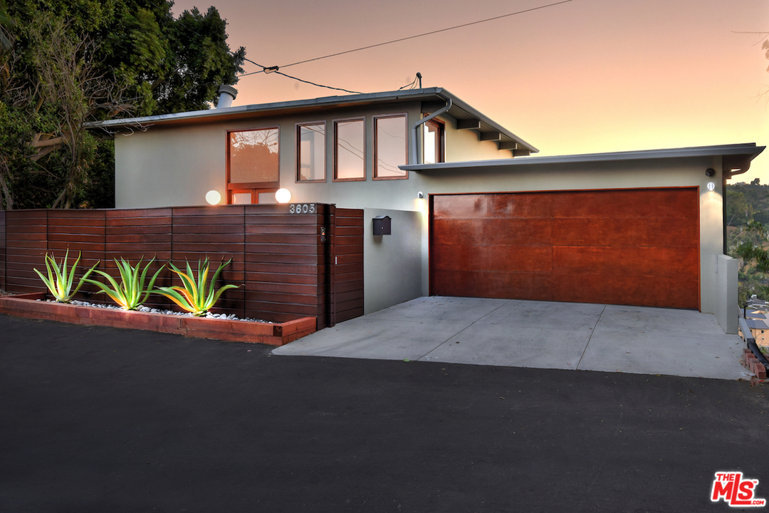 a front view of a house with entryway