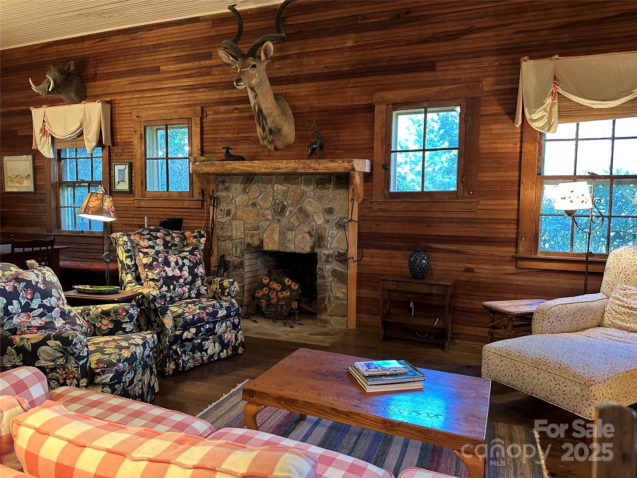 16 Osborn Knob Road Marion, NC 28752 - Photo 14 of 48 a living room with furniture fireplace and window