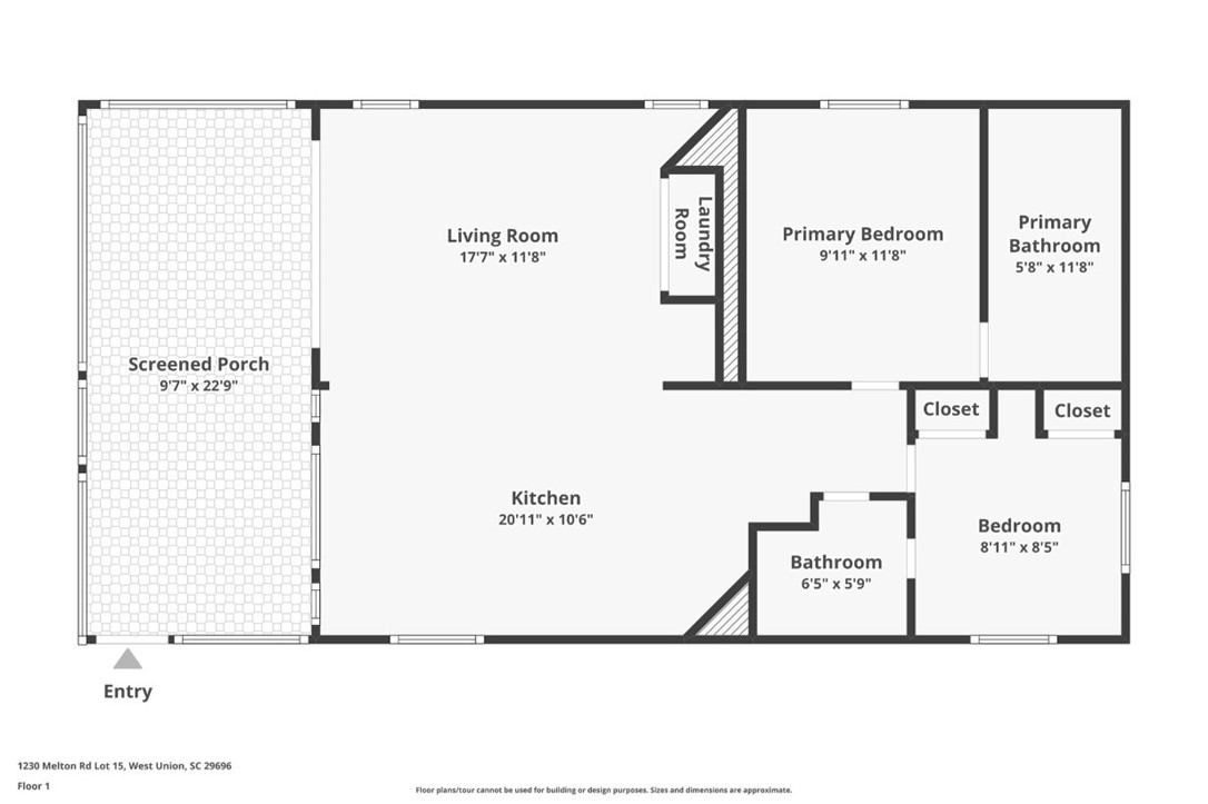 1230 Melton Road, Unit 15 West Union, SC 29696 - Photo 50 of 50 This intuitive floor plan provides an excellent overview of the home's thoughtful layout and room flow.
