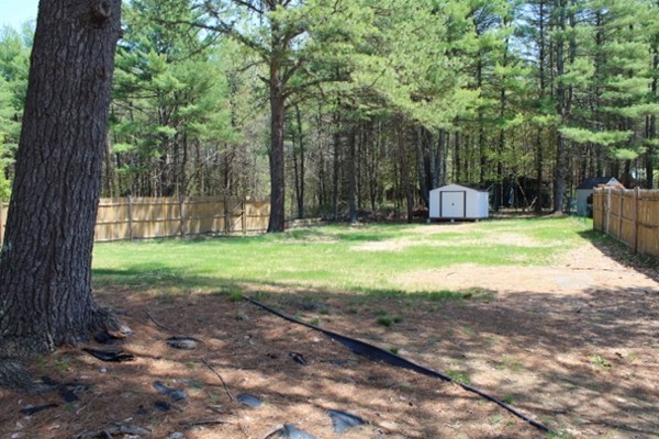 62 Edward Road Townsend, MA 01469 - Photo 14 of 14 a view of a backyard with tree s