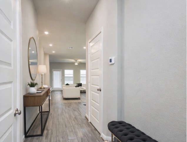 6927 Ventura Drive Rosharon, TX 77583 - Photo 2 of 20 Step into a bright and inviting entryway that sets the tone for the home. The open layout offers a smooth transition into the main living areas, creating a welcoming first impression with neutral finishes and a comfortable, easy flow.