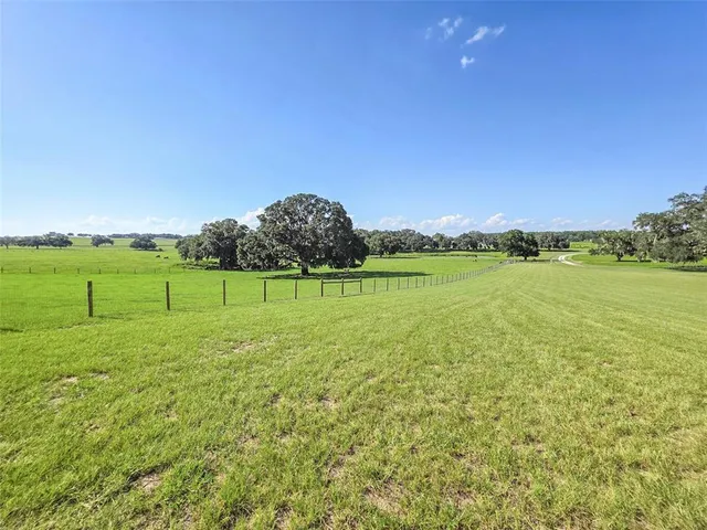 a view of a golf course with a lake