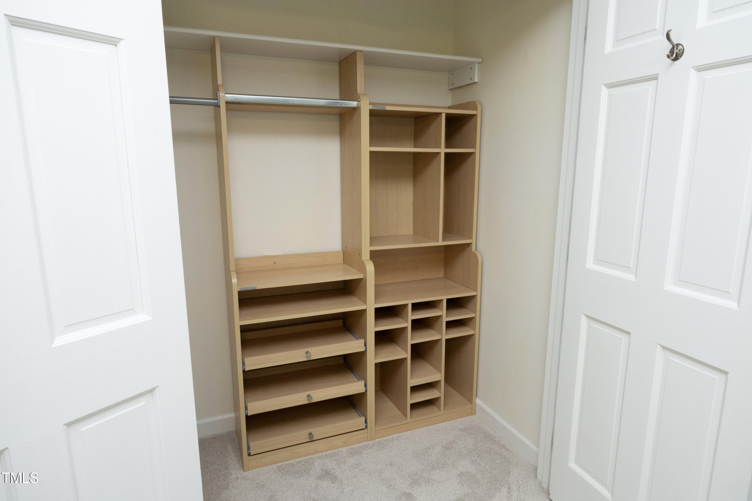 3112 Carovel Court Raleigh, NC 27607 - Photo 29 of 44 Built in closet in corner bedroom.