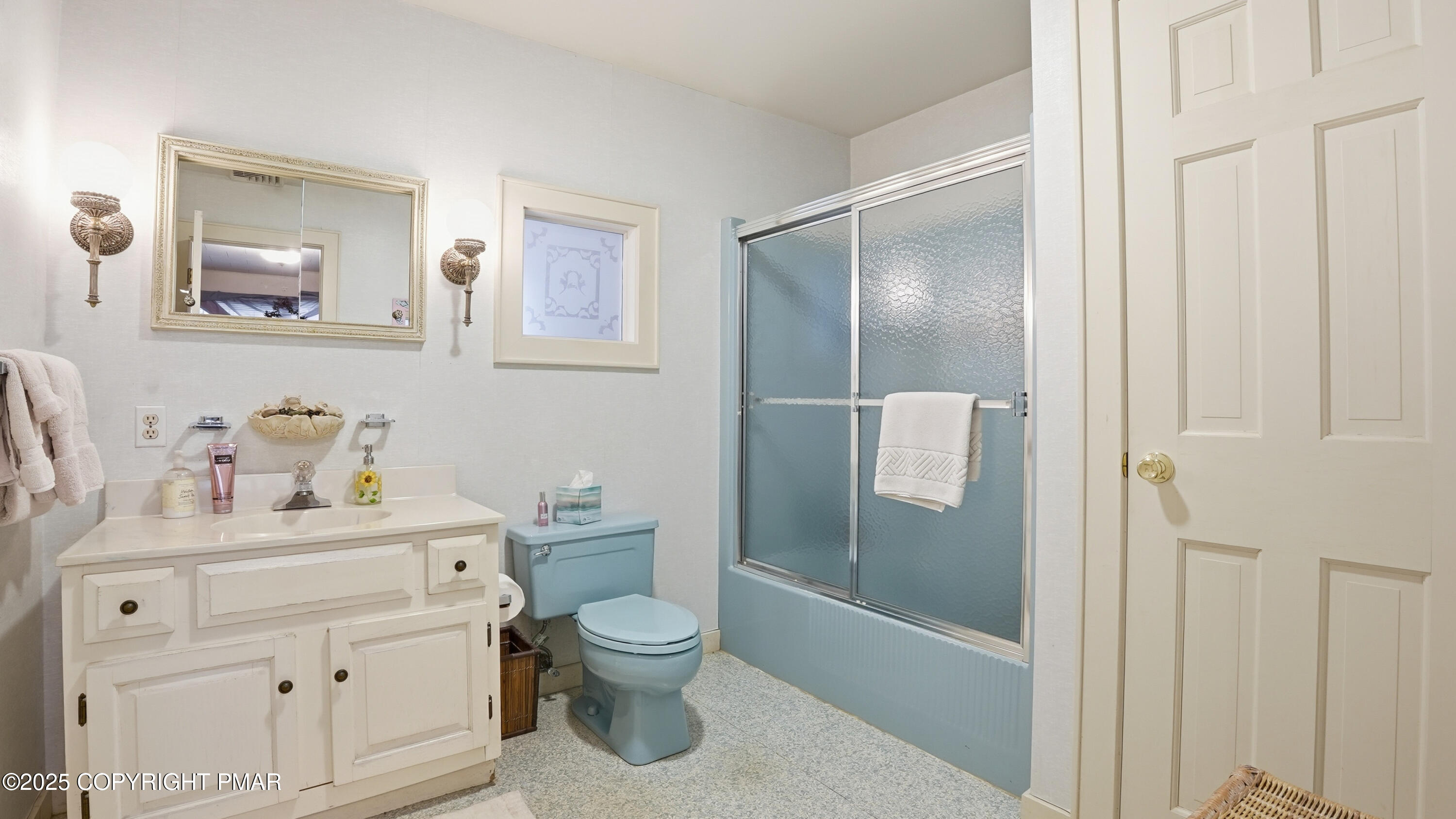 519 Pheasant Lane Cresco, PA 18326 - Photo 33 of 79 a white toilet sitting next to a bathroom sink