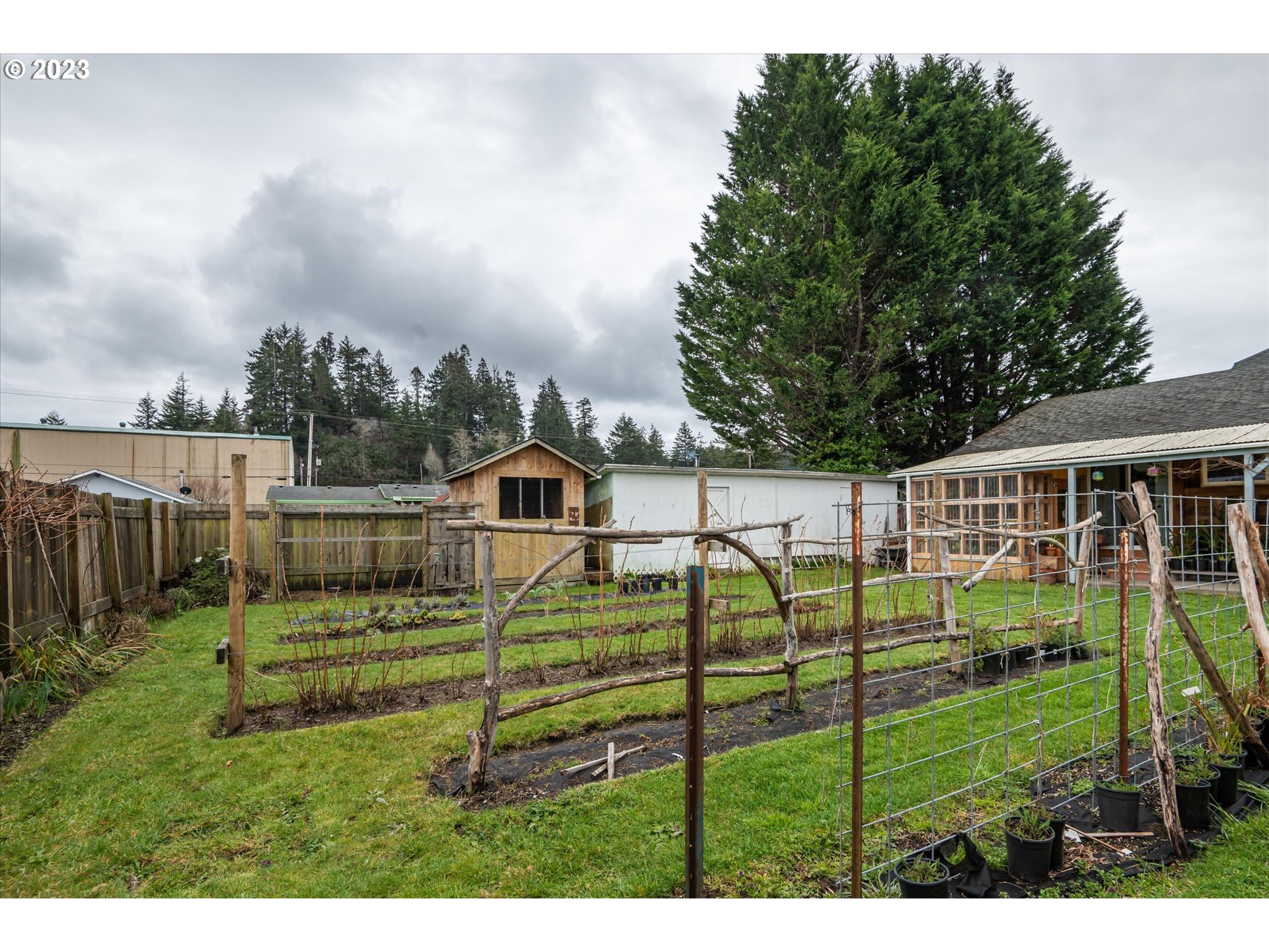 100 South 6th Street Lakeside, OR 97449 - Photo 21 of 42 a view of a backyard