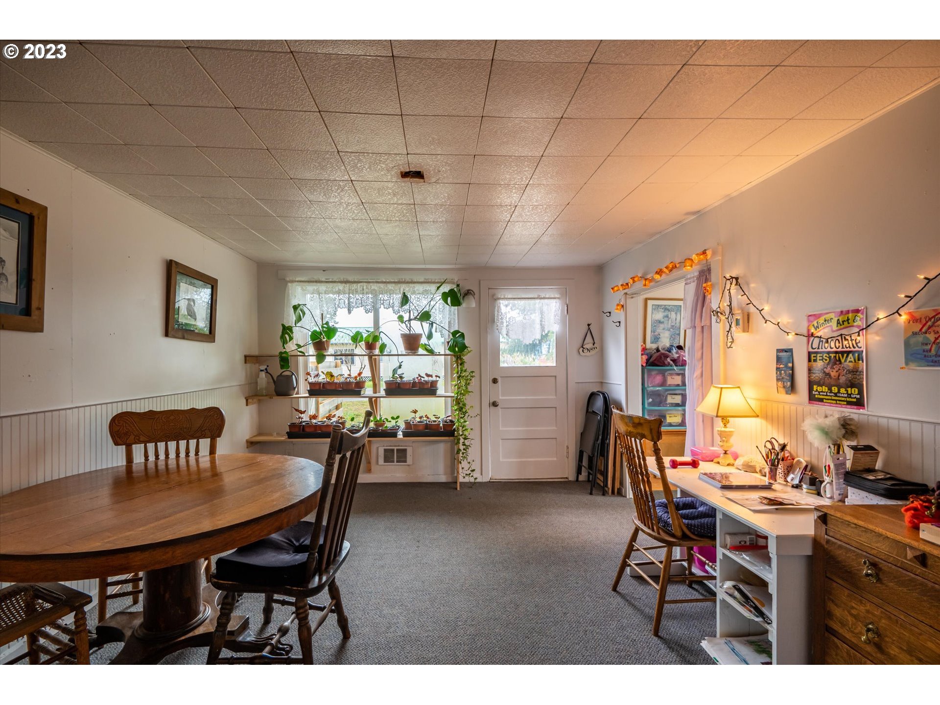 100 South 6th Street Lakeside, OR 97449 - Photo 25 of 42 a view of a dining room with furniture and a livingroom