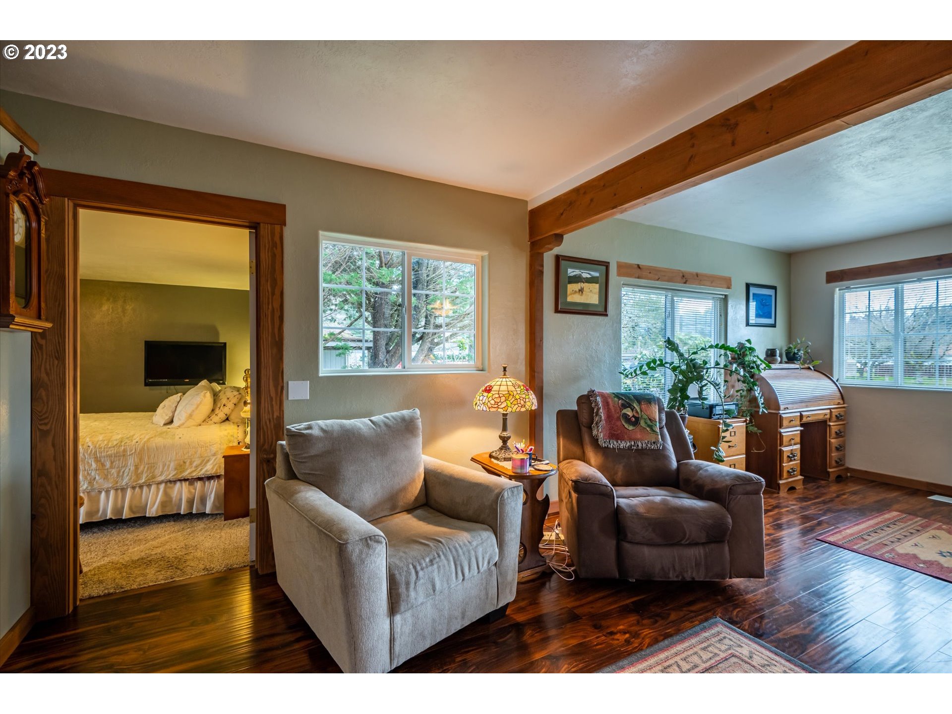 100 South 6th Street Lakeside, OR 97449 - Photo 9 of 42 a living room with furniture and a window
