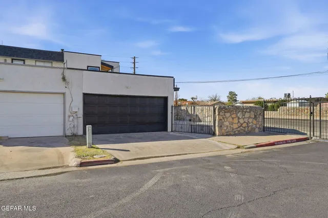 a view of a fireplace in the room