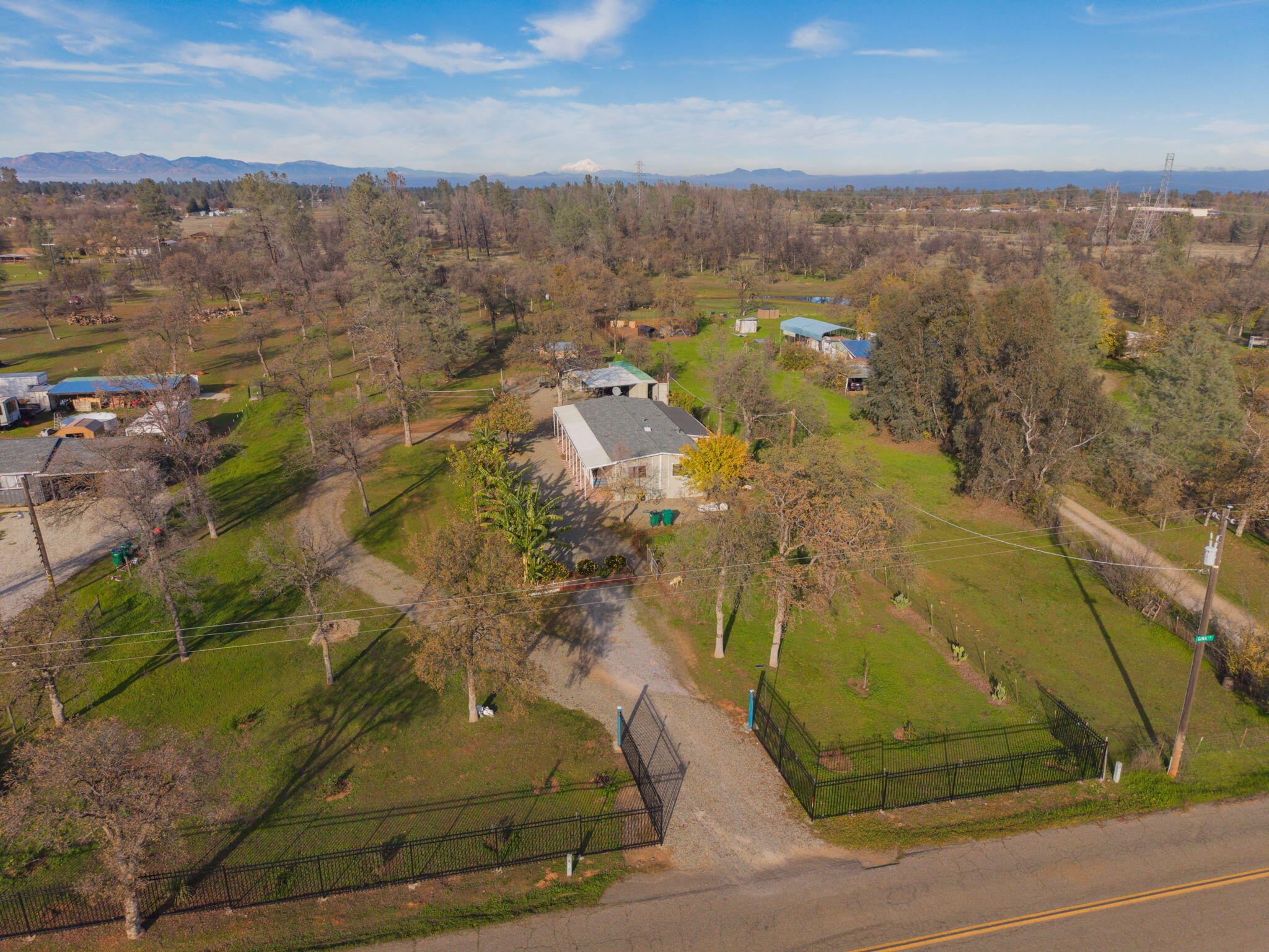 17300 Lassen Avenue Anderson, CA 96007 - Photo 33 of 34 an aerial view of residential houses with outdoor space