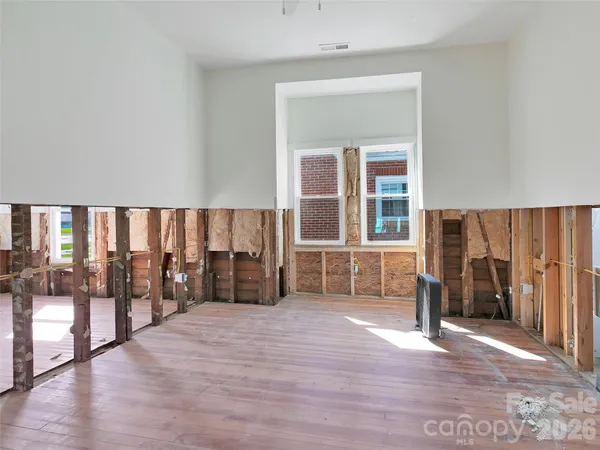 a view of livingroom with furniture and wooden floor