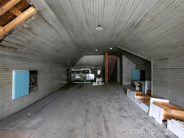 a view of a car garage
