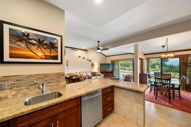 a large living room with a large window