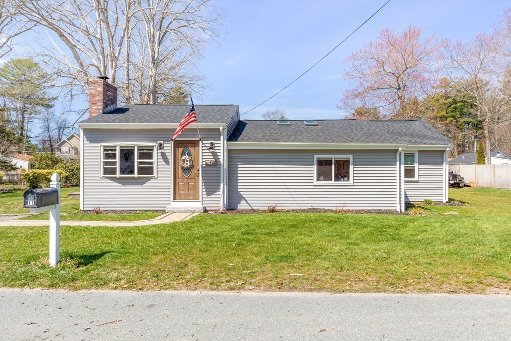 11 Mayflower Road Norton, MA 02766 - Photo 1 of 22 a front view of a house with a yard