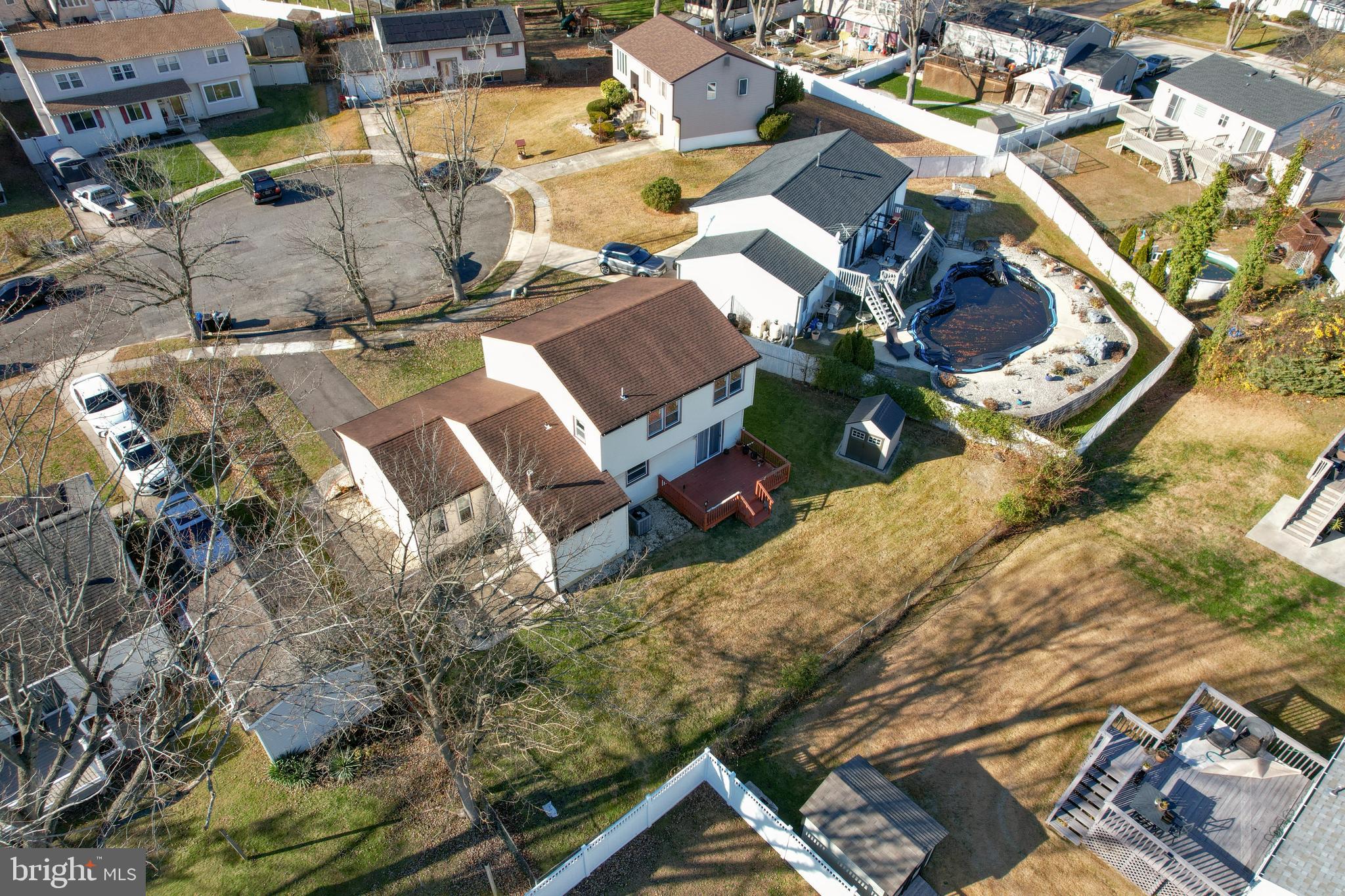 523 Carver Court Lawnside, NJ 08045 - Photo 3 of 39 an aerial view of a house with a yard