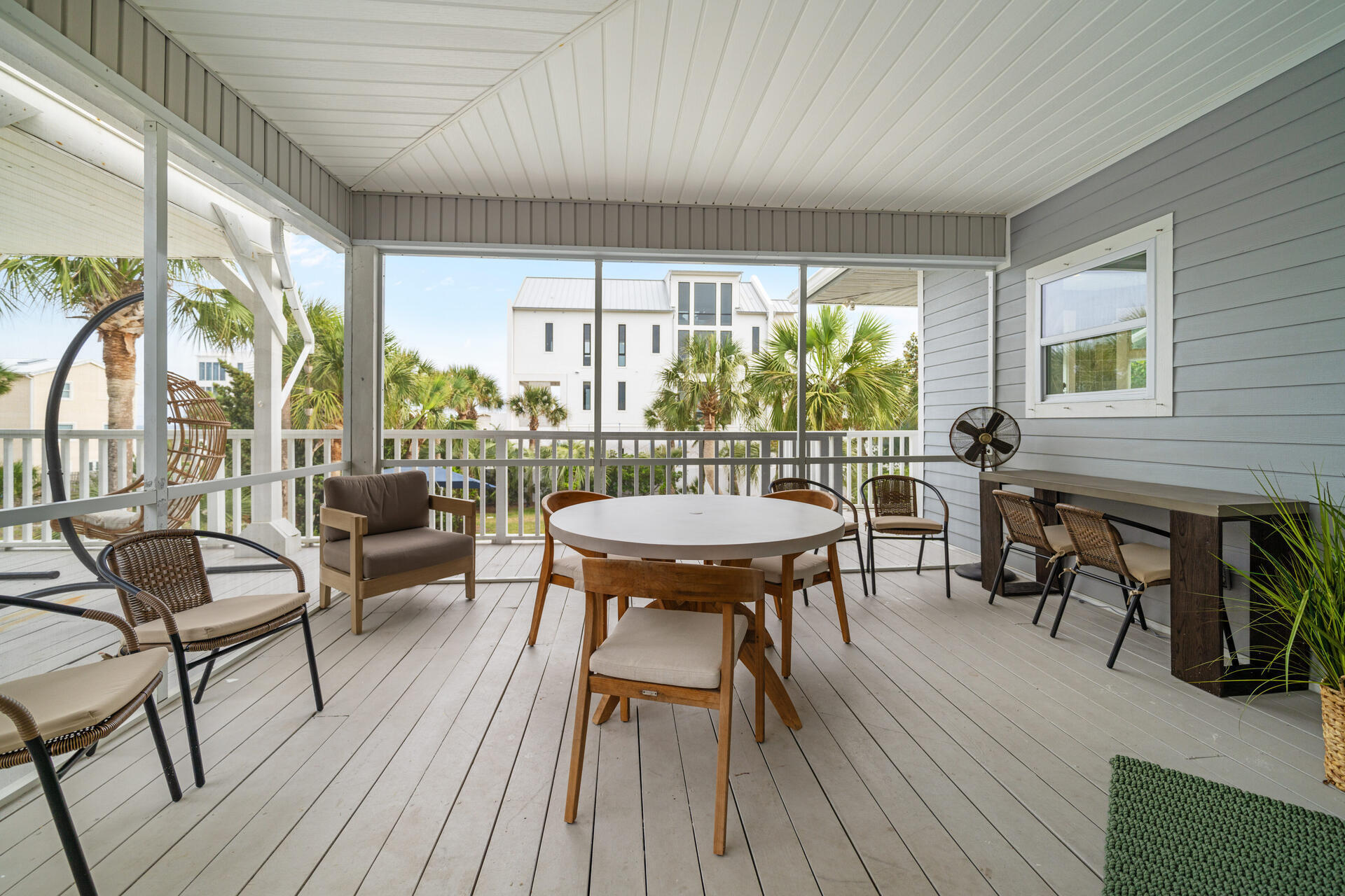 169 Pompano Street Inlet Beach, FL 32461 - Photo 15 of 91 a view of a dining room with furniture and wooden floor