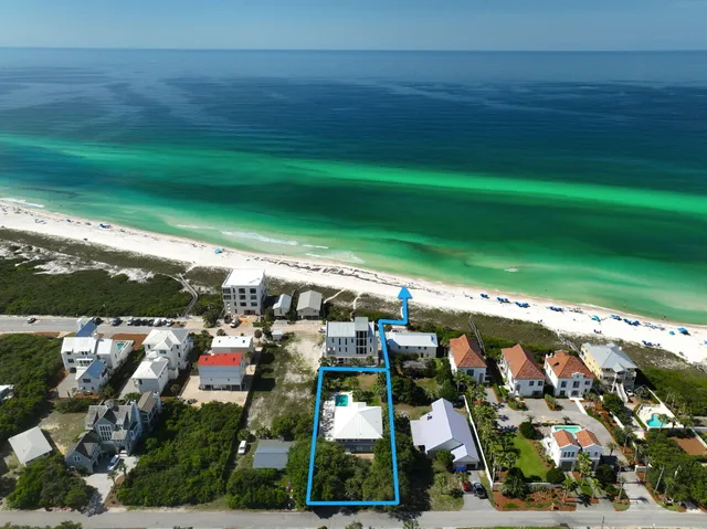 a view of a house with a garden