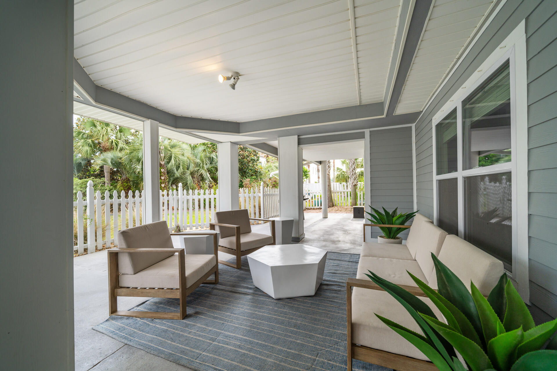 169 Pompano Street Inlet Beach, FL 32461 - Photo 77 of 91 a living room with furniture and a large window
