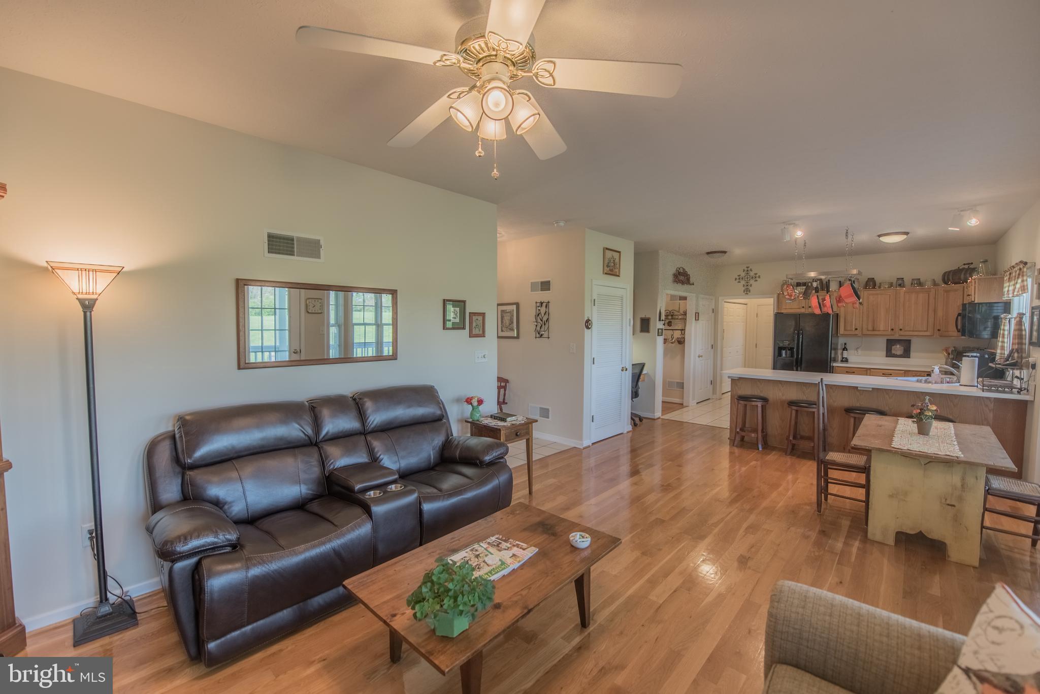 410 Ruebuck Road Clear Brook, VA 22624 - Photo 17 of 70 Great room has gleaming hardwood flooring